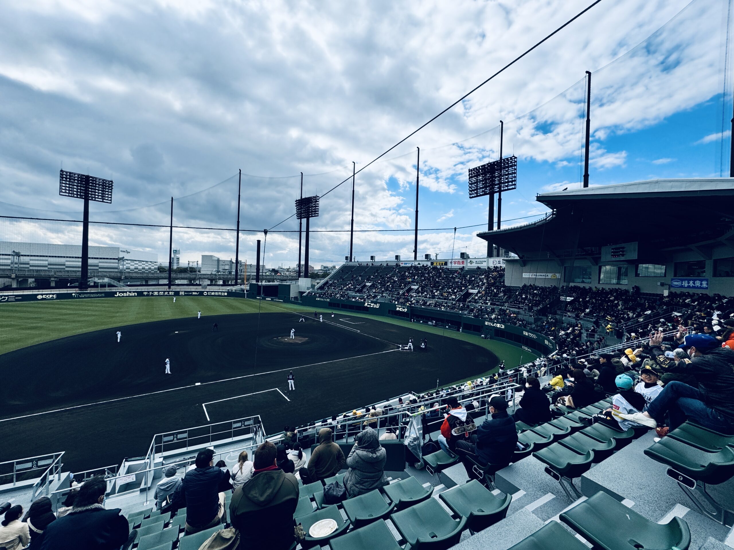 尼崎に誕生！阪神タイガースファームの新球場「ゼロカーボンベースボールパーク」へ行ってみた！【阪神大物駅】